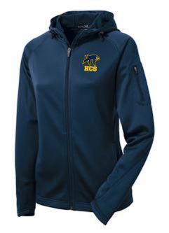 Ladies Sport-Tek Tech Fleece Full Zip Pullover, Navy